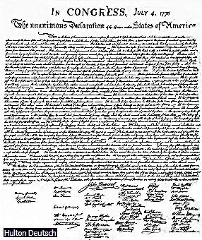 Declaration of Independence - United States of America